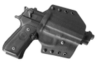 Поясная пластиковая (кайдекс) кобура A2TACTICAL для FLARM T910 черная (KD51) - изображение 1