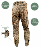 Тактические штаны уставные летние КЛП ВСУ 54/6 Пиксель - изображение 4