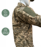 Тактичний кітель статутний літній куртка військова КЛП ВСУ 58/4 Піксель - зображення 4