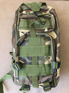 Тактический штурмовой рюкзак 28 л Woodland - изображение 2