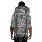Рюкзак тактичний 75 літрів ЗСУ водостійкий , військовий рюкзак Oxford 600D Піксель - зображення 5