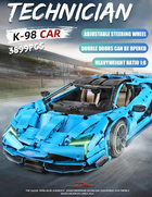 Конструктор блоковий спортивна машина велика модель машини Lamborghini Centenario TECHNICIAN для дітей