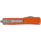 Нож Microtech UTX-70 Double Edge Apocalyptic DFS Serrator Distressed Orange (147-D12DOR) - изображение 4