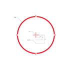 Прицел Sig Sauer Romeo 4H RD Ballistic Circle Quadple 0.5 MOA ADJ Graphite (SOR43012) - изображение 2