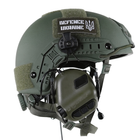 Навушники тактические активные с микрофоном на шолом Earmor M32H MOD3 Helmet Version | Ranger Green - изображение 5