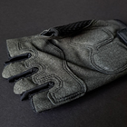 Міцні військові рукавички тактичні армійські рукавички без пальців відкриті TACTICAL Чорні (BC-8808) XL - зображення 5