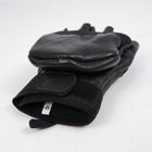 Тактичні зимові рукавиці чорний M - зображення 7