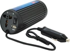 Инвертор напряжения Powermaster 12 В/220 В, 150 Вт с аппроксимированной синусоидой, 1 универсальная розетка, клеммы (YT29434)