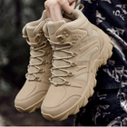 Армійські чоловічі шкіряні черевики Койот 44 розмір ідеальне поєднання комфорту та функціональності для тривалого використання й активного способу життя - зображення 10