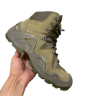 Армійські чоловічі черевики берци Vaneda нубук кордура Оливковий 40 розмір (Kali) ідеальне взуття для будь-яких умов для екстремальних умов надійний захист - зображення 2