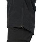 Тактическая мужская курточка с 6 карманами Combat Soft Shell Софтшел черный размер 3XL - изображение 8