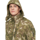 Тактическая мужская курточка с 6 карманами Combat Soft Shell Софтшел мультикам хаки размер S - изображение 5