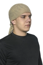 Тактичный маскировочный шарф сетка военная шаль из треугольной сетки Бежевый - изображение 3