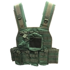 Розвантаження військова тактична жилет з кишенями для армії Камуфляж зелений розмір універсальний - зображення 2