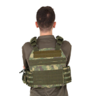 Разгрузочный тактический жилет с карманами военная разгрузка для армии зсу размер универсальный Камуфляж хаки - изображение 3