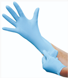 Перчатки голубые Medicom M (50 пар) нитриловые без пудры ST Advanced Slim Blue без пудри арт. 1175TG - изображение 2
