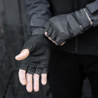 Беспалые перчатки армейские защитные охотничьи Черные M (Kali) - изображение 10
