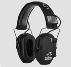 Активні навушники для захисту органів слуху шумозаглушувальні Walkers Razor з металевим оголів'ям складні регулятор гучності та аудіовихід чорні (Kali) - зображення 6