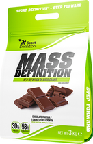 Gainer Sport Definition Mass Definition 3000 g Chocolate (5902811807432) - obraz 1