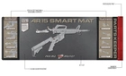 Килимок для чищення зброї зі схемою Real Avid AR15 Smart Mat AVAR15SM - зображення 1