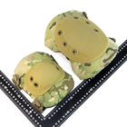 Комплект тактических штурмовых быстросъёмных налокотников и наколенников UMA Equipment М16 мультикам - изображение 5