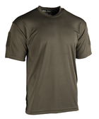 Футболка Mil-Tec швидкосохнуча S Quick Dry T-shirt Olive (11081001-S)