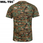 Бавовняна футболка Mil-Tec® Digital Woodland L - зображення 4