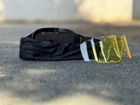 Тактичні окуляри - маска Tactic балістична маска revision tan захисні окуляри зі змінними лінзами колір Чорний (mask-black) - зображення 5
