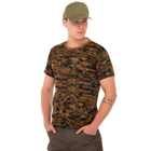 Літня футболка чоловіча тактична Jian 9184 розмір 3XL (54-56) Камуфляж Surpat - зображення 5