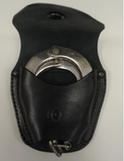 Чохол для наручників БР-МУ-92 для носіння наручників чохол під наручники шкіряний чорний MS - зображення 2