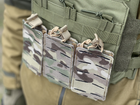 Подсумок под магазин Tactic, тактический армейский подсумок ак одинарный цвет Мультикам (pouch-AK-multicam) - изображение 3