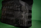 Плитоноска Кіраса з можливистю встановленя бокового та кевларового захистуone size кордура чорна 101 - зображення 4