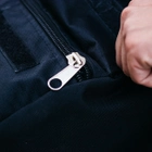 Сумка баул военная, баул армейский Оксфорд черный 100 л тактический баул з клапаном, тактический баул-рюкзак - изображение 9