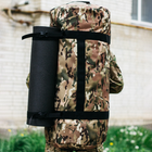 Баул-сумка 120л армійська Cordura мультикам з кріпленням для каремату та саперної лопати. - зображення 3