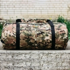 Баул-сумка військова, баул армійський Cordura мультикам 120 л тактичний баул, тактичний баул-рюкзак - зображення 7