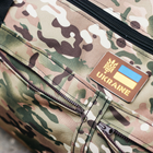 Баул-сумка військова, баул армійський Cordura мультикам 120 л тактичний баул, тактичний баул-рюкзак - зображення 9