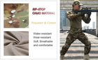 Тактический костюм G3 Multicam, штурмовая военная, боевая форма, рубашка с длинным рукавом и брюки с наколенниками Мультикам р.XL - изображение 3