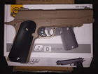 Страйкбольний пістолет Galaxy Colt, металевий, пружинний G.38D - зображення 6
