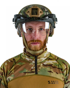Очки тактические с креплением на шлем Хаки - изображение 3