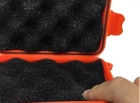Кейс противоударный 165 х 105 х 50 мм пластиковый ящик бокс коробка (779608938) Оранжевый - изображение 3