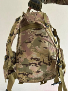Рюкзак с подсумками армейский тактический 50 л мультикам - изображение 3