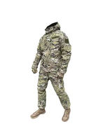 Чоловічий тактичний костюм ріп-стоп на флісі ЗСУ Мультикам 20222170-54 9980 54 розмір хакі - зображення 5