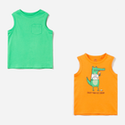 Zestaw koszulek dziecięcych 2 szt. OVS 1790127 116 cm Pomarańczowy (8057274906110) - obraz 1