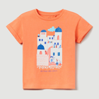 T-shirt dziecięcy dla dziewczynki OVS 1790536 110 cm Pomarańczowy (8057274915112) - obraz 1