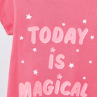 Letnia piżama dziecięca (t-shirt + spodenki) OVS 1802801 134 cm Różowy (8056781091623) - obraz 2