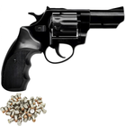 Револьвер под патрон Флобера Profi 3" черный пластик - зображення 1