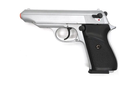 Стартовый пистолет SUR 2608 Matte Chrome + Патроны 25шт + ДОП магазин. - изображение 6