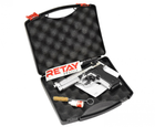 Стартовый пистолет RETAY MOD. 92 Nickel (Beretta 92) + Патроны 25шт. - изображение 7