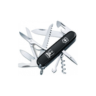 Нож Victorinox Huntsman Ukraine Black "Козак з Шаблями" (1.3713.3_T1110u)