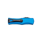Нож Microtech Hera Double Edge Black Blade FS Serrator Blue (702-3BL) - изображение 3